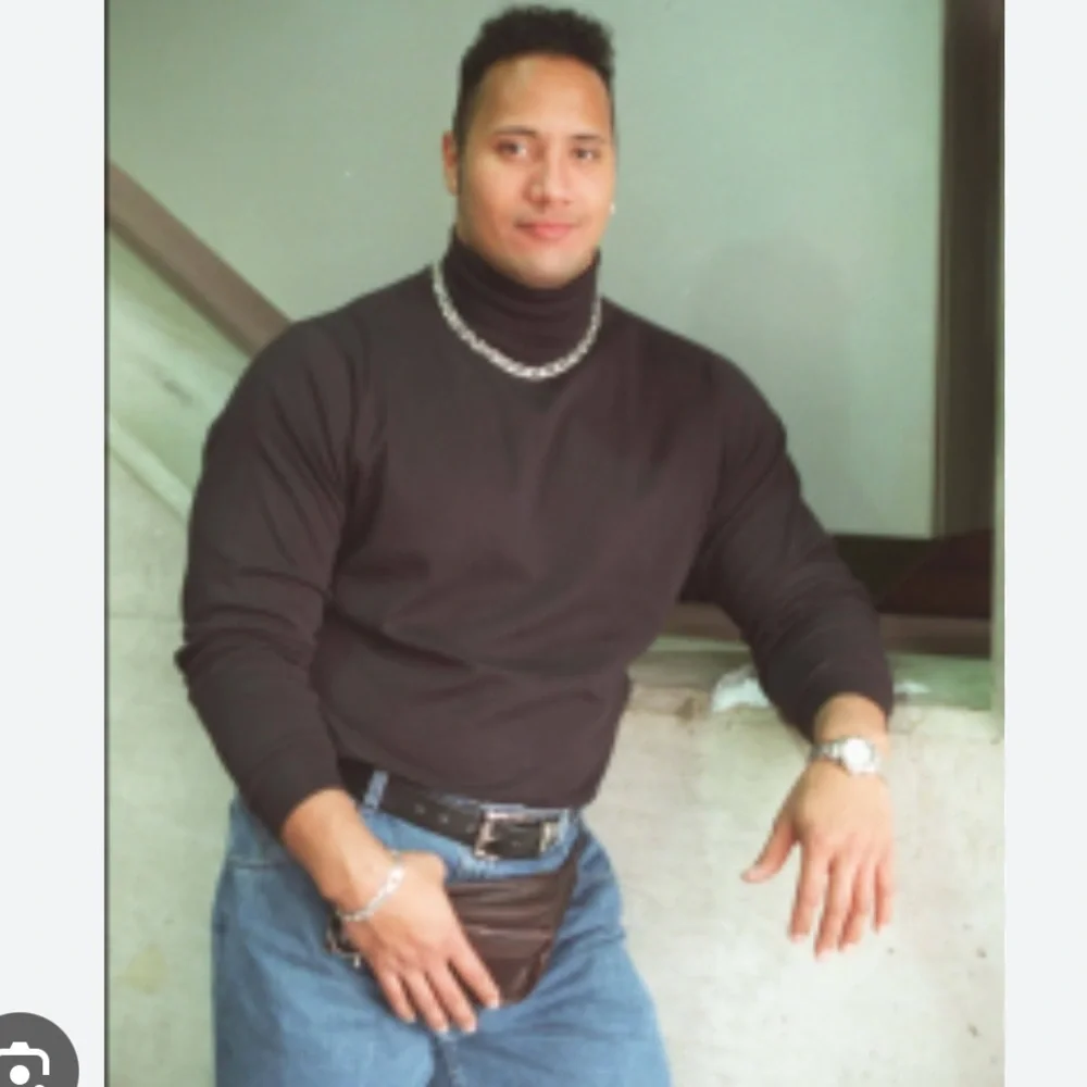 Vtg Leather Fanny Pack Bum Bag! Halloween THE ROCK Adjustable - Picture 10 of 10